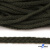 Шнур плетеный d-6 мм круглый, 70% хлопок 30% полиэстер, уп.90+/-1 м, цв.1075-хаки - купить в Севастополе. Цена: 588 руб.