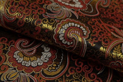 Ткань костюмная жаккард, 135 гр/м2, шир.150см, цвет бордо№6 - купить в Севастополе. Цена 441.95 руб.