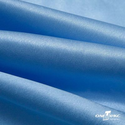 Поли креп-сатин 14-4121, 125 (+/-5) гр/м2, шир.150см, цвет голубой - купить в Севастополе. Цена 155.57 руб.