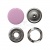 Кнопка рубашечная (закрытая) 9,5мм - эмаль, цв.003 - розовый - купить в Севастополе. Цена: 5.74 руб.