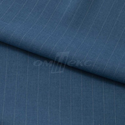 Костюмная ткань "Жаклин", 188 гр/м2, шир. 150 см, цвет серо-голубой - купить в Севастополе. Цена 430.84 руб.