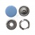 Кнопка рубашечная (закрытая) 9,5мм - эмаль, цв.182 - св.голубой - купить в Севастополе. Цена: 5.74 руб.