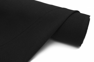 Ткань костюмная 25332 2031, 167 гр/м2, шир.150см, цвет чёрный - купить в Севастополе. Цена 339.33 руб.