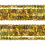 Тесьма с пайетками D16, шир. 20 мм/уп. 25+/-1 м, цвет золото - купить в Севастополе. Цена: 786.13 руб.