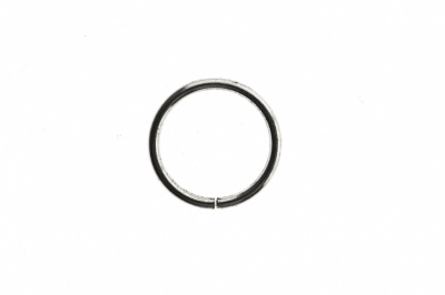 Кольцо металлическое d-15 мм, цв.-никель - купить в Севастополе. Цена: 2.45 руб.