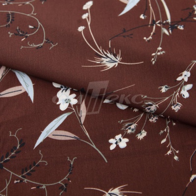 Плательная ткань "Фламенко" 2.2, 80 гр/м2, шир.150 см, принт растительный - купить в Севастополе. Цена 239.03 руб.