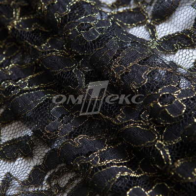 Кружевное полотно XD LACE 1-4, 80 гр/м2, шир.150см, цвет чёрный - купить в Севастополе. Цена 245.94 руб.