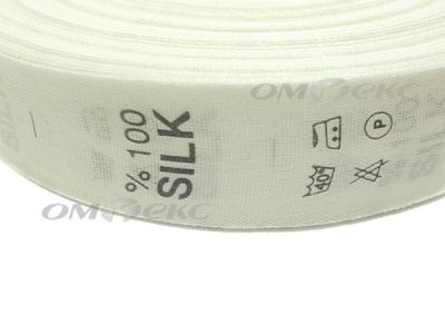 Состав и уход за тк.100% Silk (1000 шт) - купить в Севастополе. Цена: 520.46 руб.