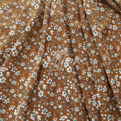 Плательная ткань "Фламенко" 11.1, 80 гр/м2, шир.150 см, принт растительный - купить в Севастополе. Цена 239.03 руб.